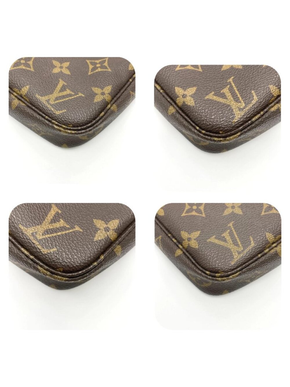 Authentic Louis Vuitton Pochette Accessoires Monogram Canvas Shoulder Bag - Picture 13 of 16